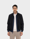 MATEO MEN'S REVERSIBLE LEATHER JACKET | BLUE